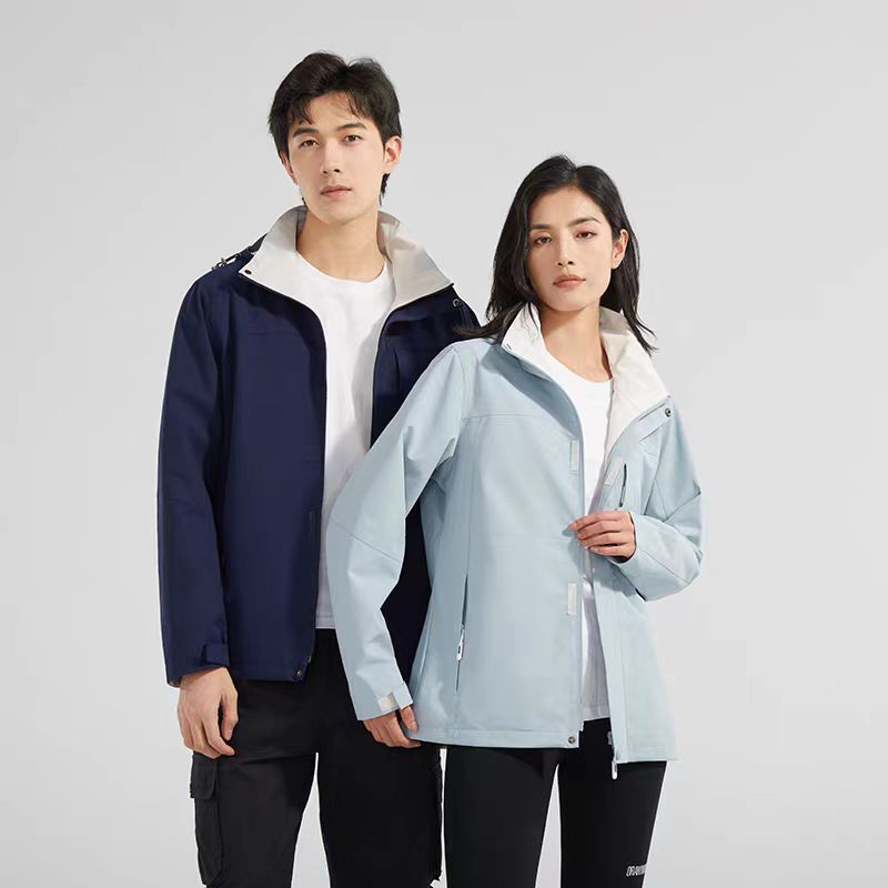 Spring and Autumn Outdoor Men's Color-Blocked Thin Hooded Jacket, Waterproof and Windproof Women's Warm Coat for Hiking Spring and Autumn Outdoor Men's Color-Blocked Thin Hooded Jacket, Waterproof and Windproof Women's Warm Coat for Hiking