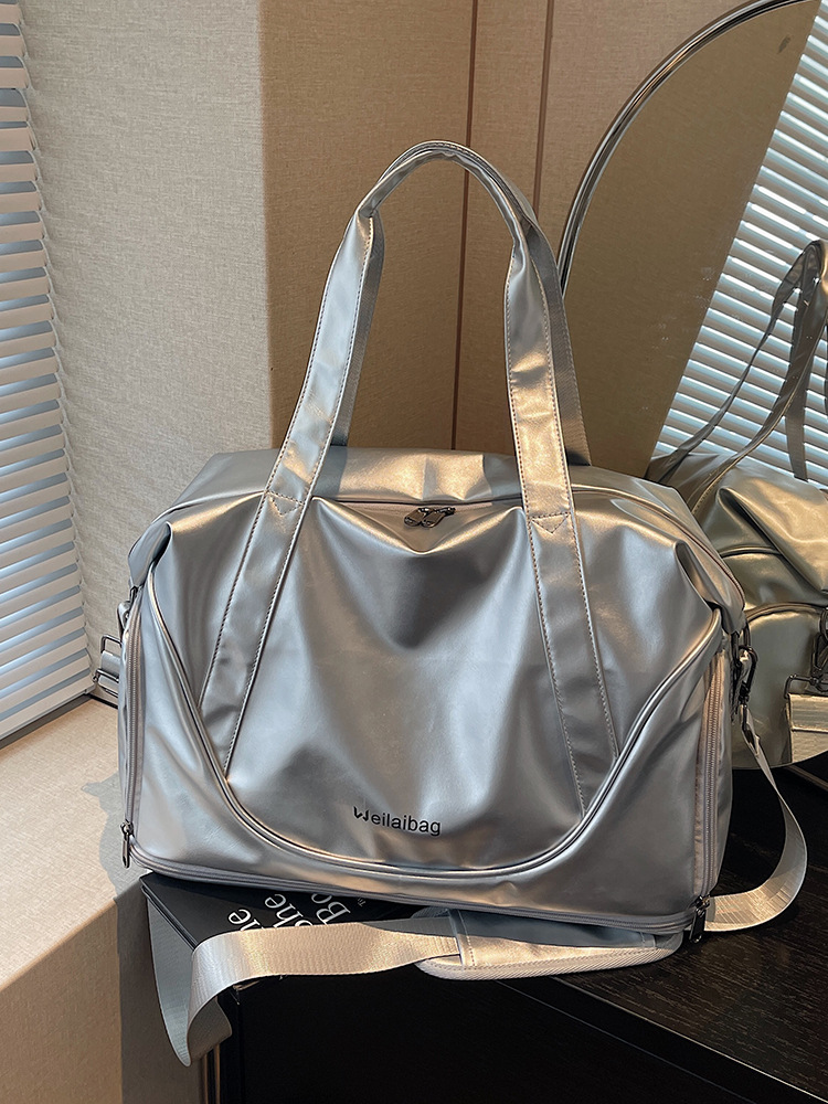 Bolsa de viaje deportivo expandible multifuncional de alta capacidad bolsa de viaje corto bolsa de almacenamiento de separación seca y húmeda image 1