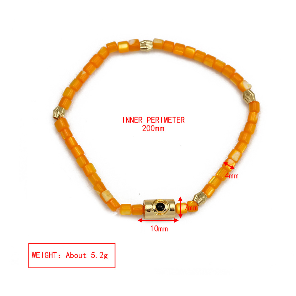 Fashion Eye Copper Beaded Bracelets 1 Piece