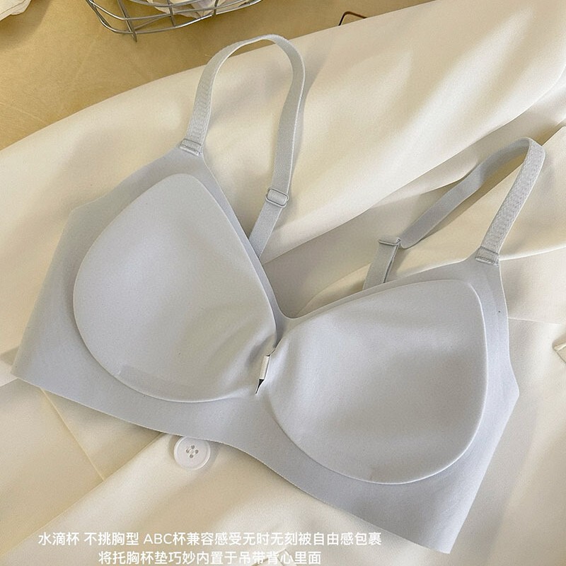 6302#浮雕软支撑固定杯bra提拉养护U型细肩带无痕文胸罩直播工厂|undefined