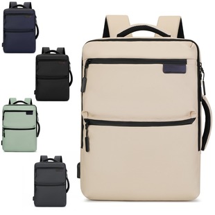 Cross-Border Backpack Large Capacity Student Storage Laptop Bag Foreign Trade Wholesale Simple Business Computer Bag
