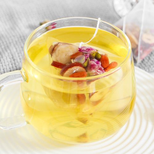 Qiaoyuntang Ginseng, Longan, Wolfberry and Red Date Tea 300g/bag Volume Pack Whole Ginseng, Longan, Wolfberry and Red Date Tea Bag