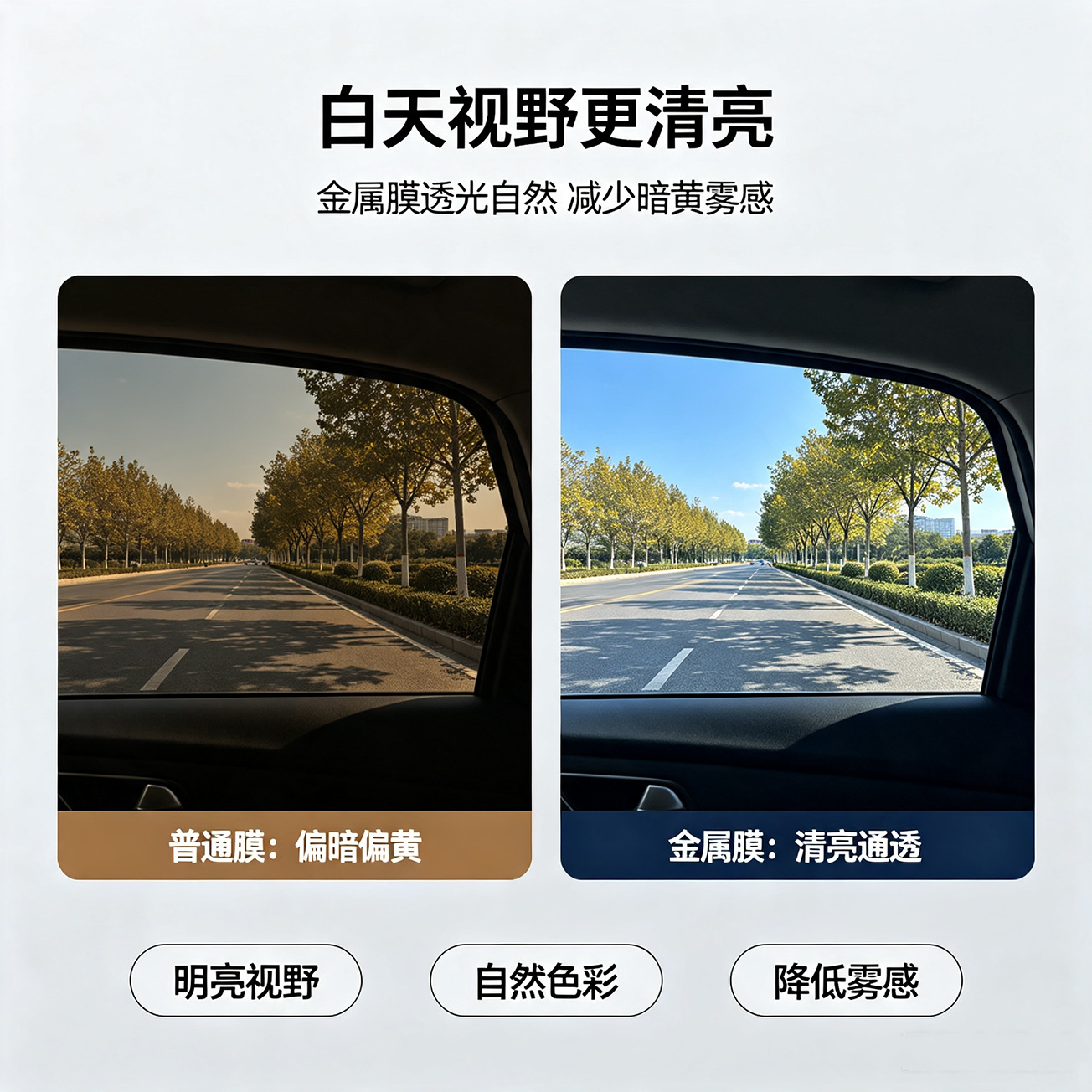 Car window film, heat insulation film, explosion-proof film, privacy film, sun film, front windshield film, car window covering film