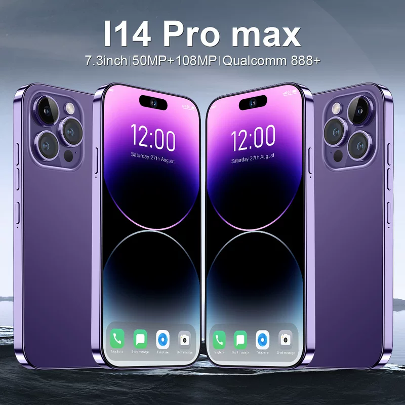 Смартфон i14 (Intel Core), 7,3-дюймовый широкий дисплей, 4G, варианты 16+1T