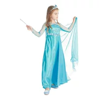 2021 детская юбка новая юбка Frozen, розовое платье, розовое платье с детской юбкой с длинными рукавами