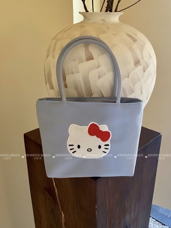 ハローキティ刺繍ドーパミンハンドバッグ新しいかわいいカジュアル多用途超かわいいサマーバッグ|undefined