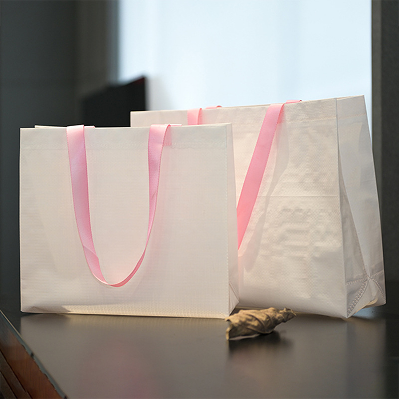 라이트 핑크, 우븐 백, 32*28*10