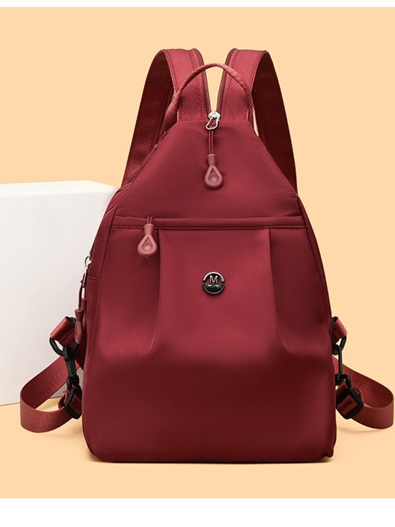 Mini Backpack 2025 New Model Simple Versatile Women's Chest Bag Fashionable Oxford Cloth Casual Backpack School Bag