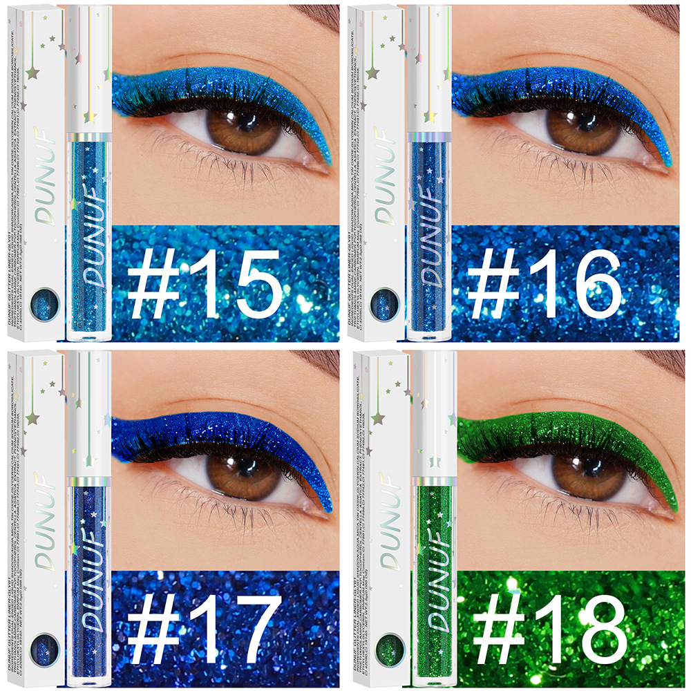 Check out DUNuf 18-color Gold Onion Powder eyeliner Liquid! Link Disclaimer - For Foreign trade only undefined