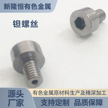 Ta1纯钽螺栓外六角 温控探头钽螺丝 搪瓷炉用内六角钽螺母螺帽加