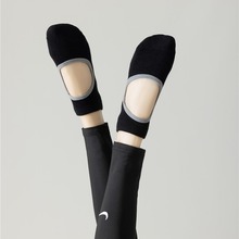2024新品瑜伽袜子专业瑜伽袜女夏初学者防滑纯-棉薄款地板袜