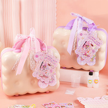 小麦文化手账手提箱行李箱便携伴手礼大容量化妆包高颜值文创礼物