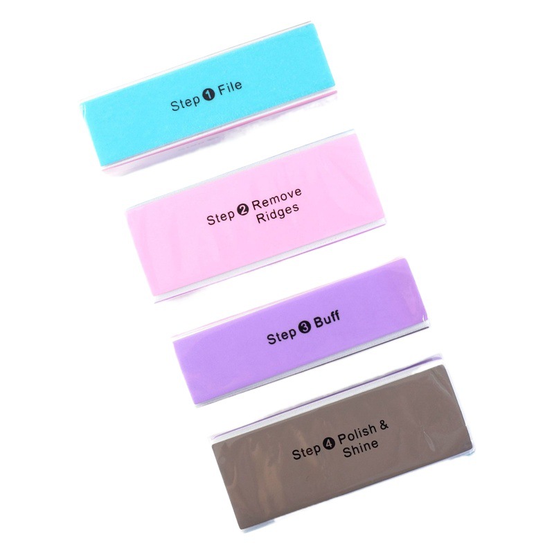 Factory Direct Sales Four-Sided Polishing Block Care Tool Nail File Sanding Multifunctional Manicure Tofu Block