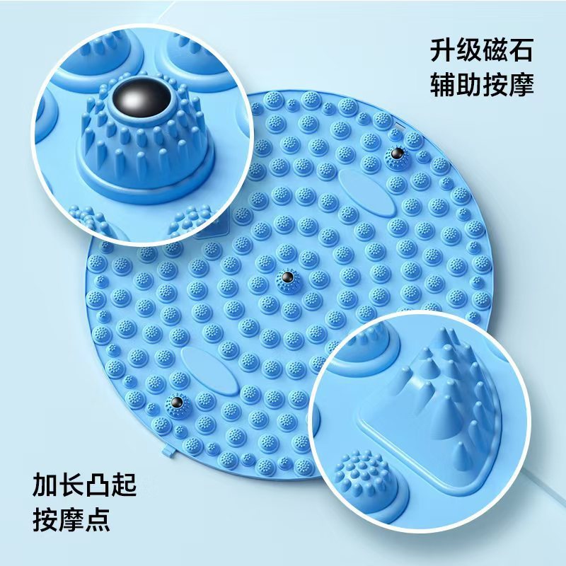 厚みのある強化素材を使用した丸型指圧ボード、フットマッサージパッド、ゲームマッサージ、卸売、大人用フットマッサージャー|undefined