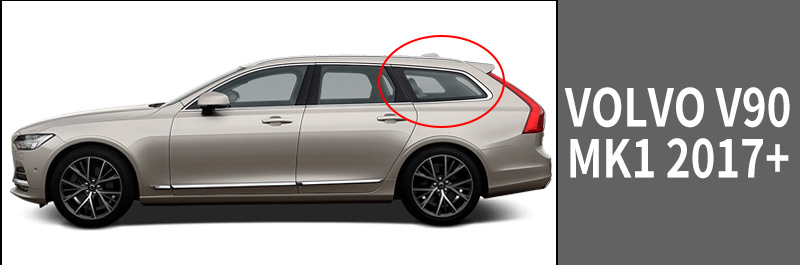 Suitable for VOLVO V90 rain and rain shield rearview mirror rain eyebrow VOLVO V90 Window visor