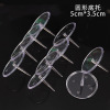 Decorations, transparent plastic jewelry, accessory