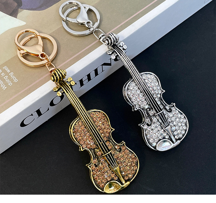Estilo Moderno Aleación Violonchelo Unisexo Colgante De Bolsa Llaveros display picture 1