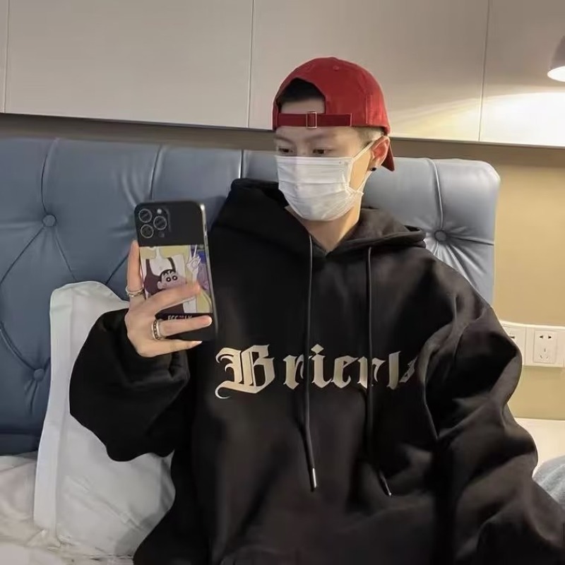 블랙 기모