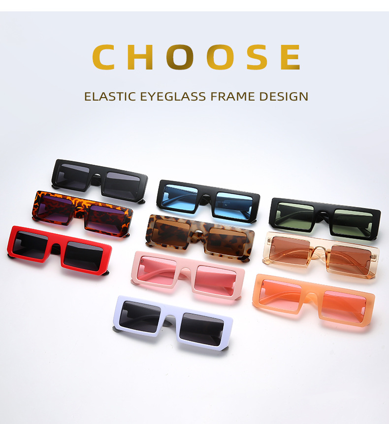 Women's Square Sunglasses Retro Personality Eyewear For Summer_voghion.com