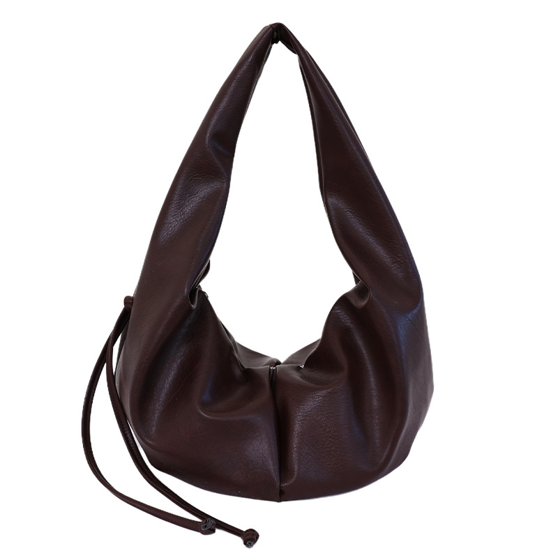Nuevo paquete transfronterizo perezoso de viento creciente, temperamento femenino de alto nivel, bolso de brazo pequeño, simple y universal.