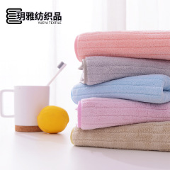 厚みのあるコーラルベルベットタオル、吸水速乾タオル、家庭用糸くずの出ないフェイスタオル、大人用ギフトタオル卸売