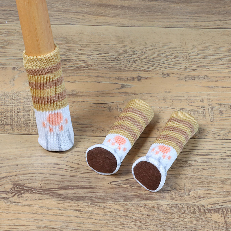 厚みのある椅子のフットカバー、猫の爪のテーブルと椅子のフットパッド、サイレント耐摩耗性テーブルフットパッド、椅子のフットスツール脚のユニバーサル保護カバー|undefined