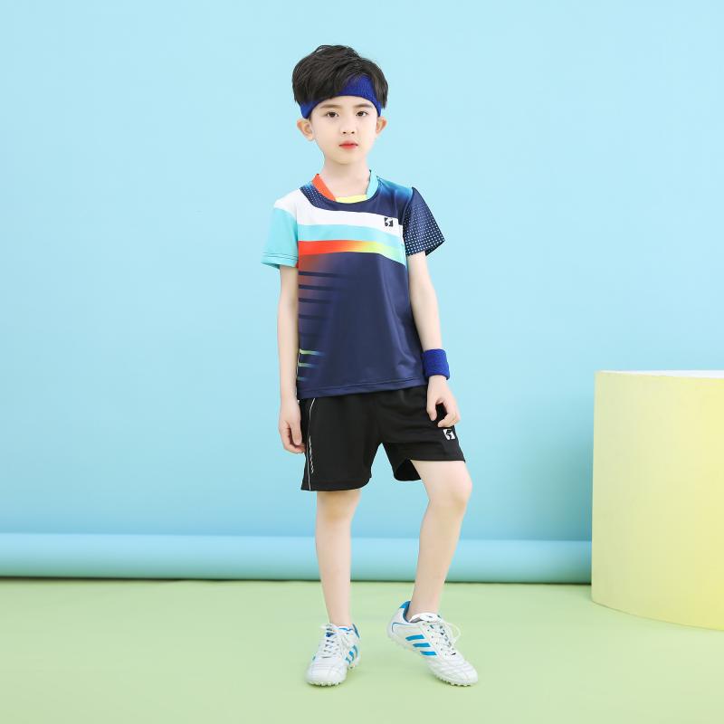 Chaqueta de bádminton de moda chaqueta de tenis de mesa de verano seco ligero y delgado estilo coreano para padres e hijos set de chaqueta deportiva familiar