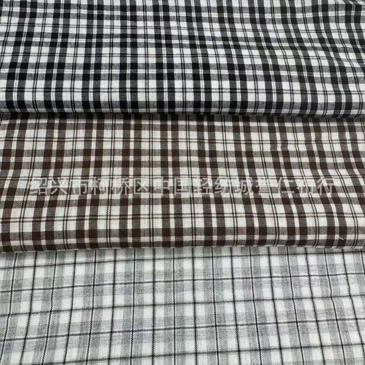 现货色织格子面料春夏薄款服装格子布童装男装休闲格子衬衫服装布