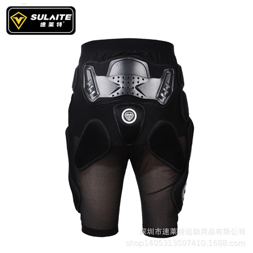 SULAITE Motorcycle Riding Armor Pants Roller Skating Skiing Anti-fall Pants Outdoor Sports Skating Armor Pants