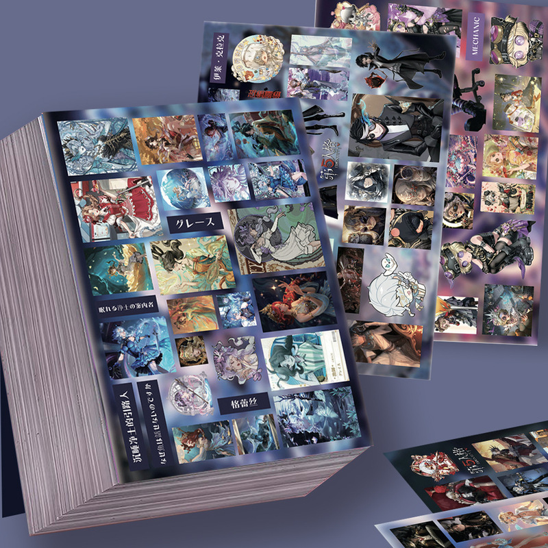 8 Sheets of Identity V Die-Cut Stickers Photographer Blood Sword Skin Decoration Journal Packing Material Waterproof Decals 8 Sheets of Identity V Die-Cut Stickers Photographer Blood Sword Skin Decoration Journal Packing Material Waterproof Decals