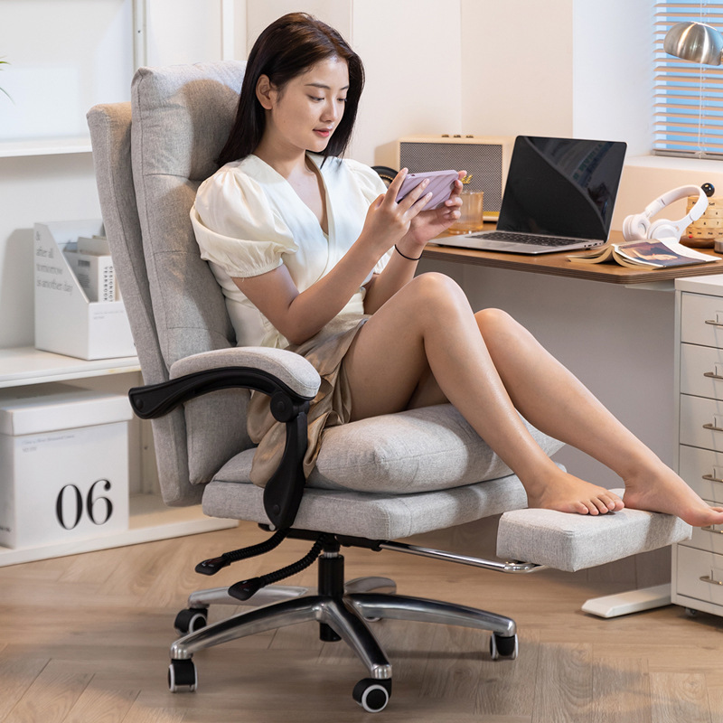 맞춤형 마사지 컴퓨터 의자 홈 컴포트 소파 의자 사무실 보스 의자 패브릭 좌석 리클라이닝 사무실 의자