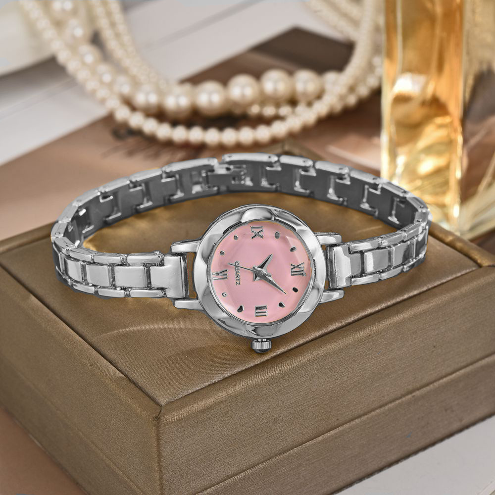 Pequeña esfera redonda de nicho, pulsera de estudiante, cinturón de acero, temperamento simple, reloj pequeño, femenino, lujo ligero, retro, Mori image 10