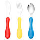 304 stainless steel children's cutlery set baby baby feeding complementary practice spoon cartoon cute