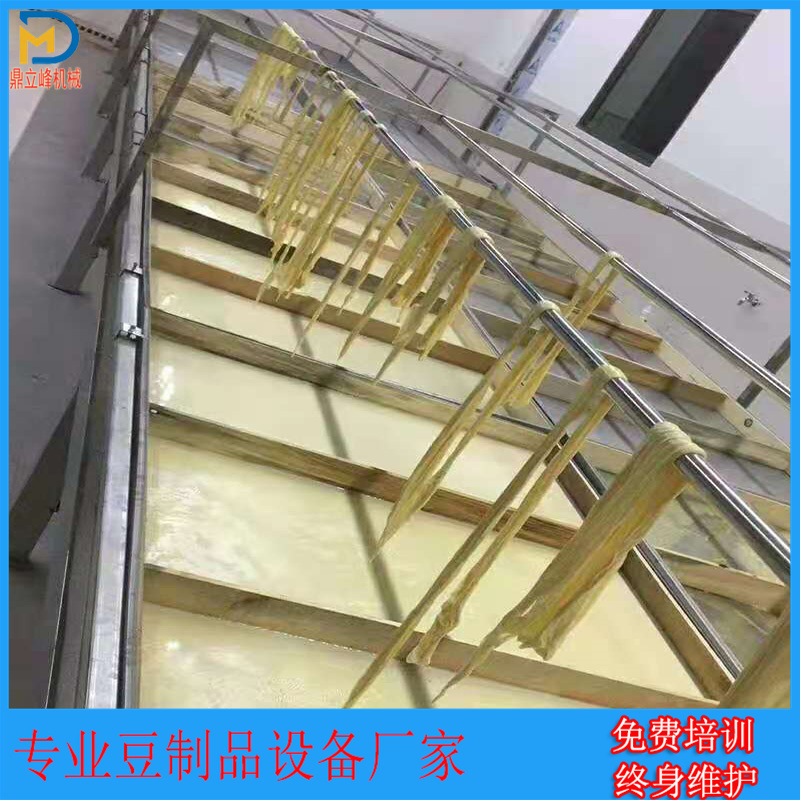 半自动豆油皮机器家用小型不锈钢河南地区圆形豆筋机蒸汽加热批发