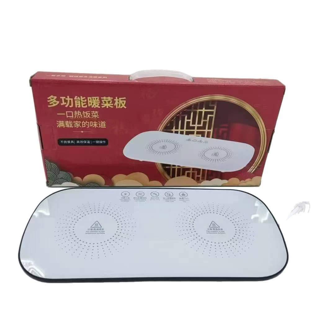 New oven double-ear rectangular baking tray for household high-value microwave oven high-temperature resistant plate dish