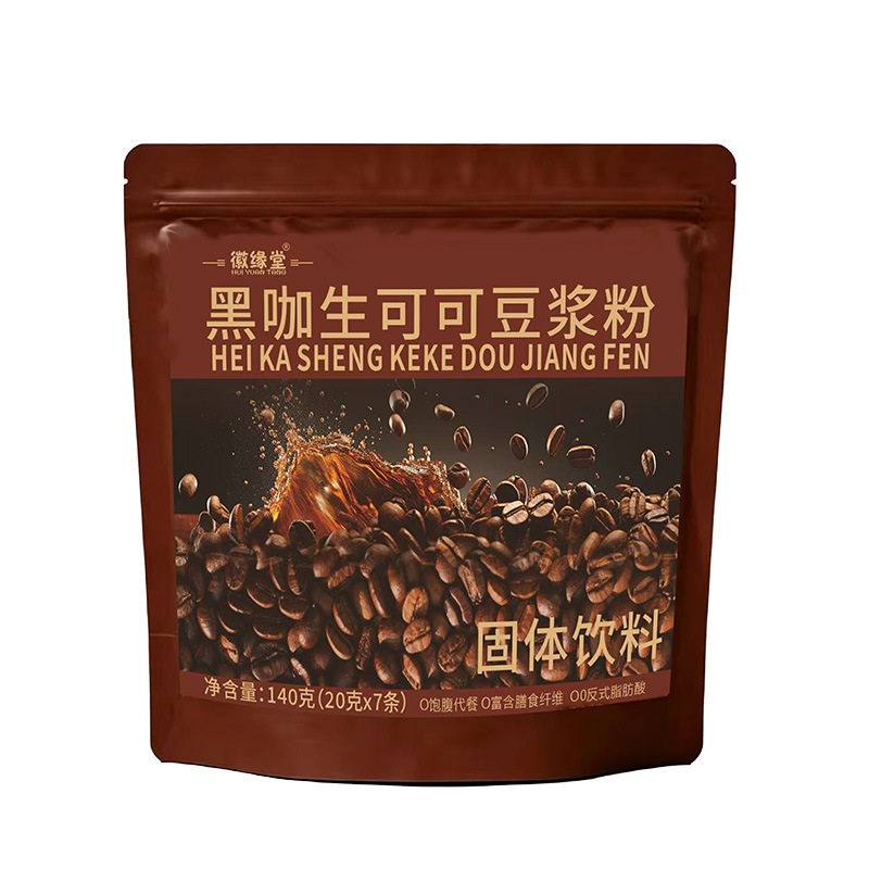 Tiktok Hot-Selling Black Coffee Raw Cocoa Soy Milk Powder Instant Meal Replacement Powder in Stock, Dropshipping, Wholesale, Large Quantity, Great Price Tiktok Hot-Selling Black Coffee Raw Cocoa Soy Milk Powder Instant Meal Replacement Powder in Stock, Dropshipping, Wholesale, Large Quantity, Great Price