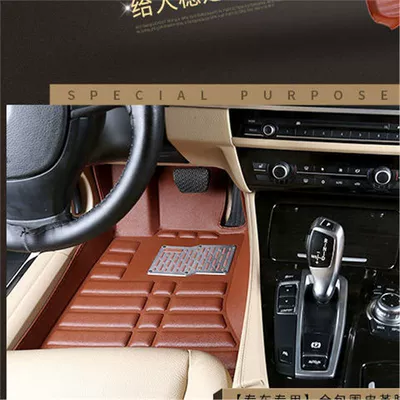 Modelə uyğun ayaqaltı – Floor Mats Haima S5/S7 - mysterious-black-complete-set-seahorse-2