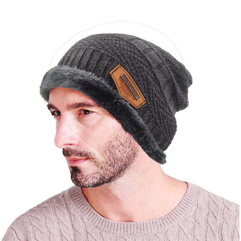 Cross-Border Autumn and Winter Fleece-Lined Knitted Hats, Unisex Ear-Protecting Woolen Hats, Beanie Wholesale from Manufacturer in Stock Cross-Border Autumn and Winter Fleece-Lined Knitted Hats, Unisex Ear-Protecting Woolen Hats, Beanie Wholesale from Manufacturer in Stock