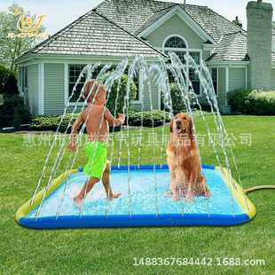 Cross-Border Water Mat Dog Toy Dog Game Mat Pet Water Spray Mat Pet Dog Water Spray Toy