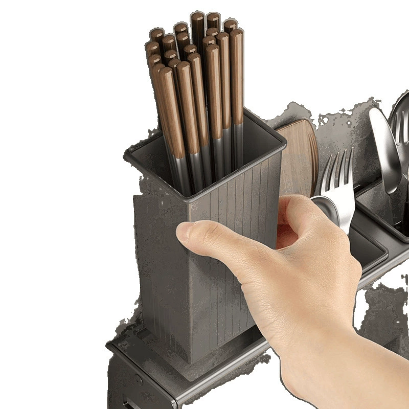 Universal knife stainless steel, chopsticks, storage system
