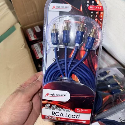 Car Audio Modification Car Amplifier Subwoofer Dedicated Cable Taiwan Pure Copper 2.3m 5m Audio Signal