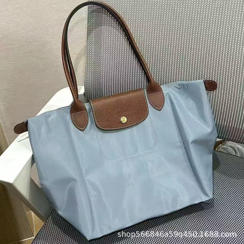 French Longchamp Large Tote Bag, Dumpling Bag, Nylon Water-Resistant Large Capacity Commuter Shoulder Handbag, Longchamp Bag