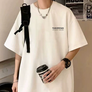 潮牌纯棉字母短袖男士夏季宽松大码休闲T恤痞帅美式情侣上衣新品