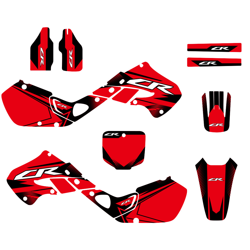 Aplicable a Honda CR125 98 - 99 CR250 97 - 99 Motocicleta todoterreno conjunto completo de pegatinas de cuerpo