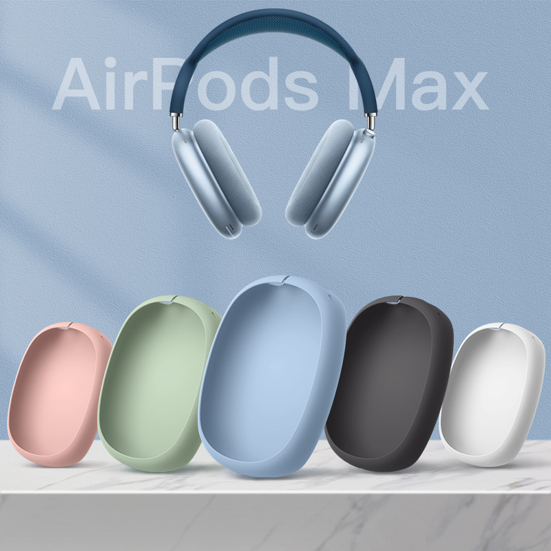 Applicable to AirpodsMax silicone protective case headset airpods Bluetooth headset TPU protective case Applicable to AirpodsMax silicone protective case headset airpods Bluetooth headset TPU protective case
