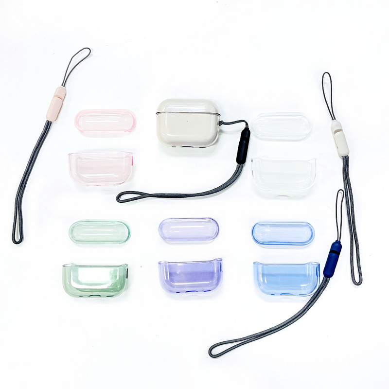 Suitable for AirPods Pro2 Protective Case Incase Lanyard Protective Case Tpu Apple Bluetooth Headset Set