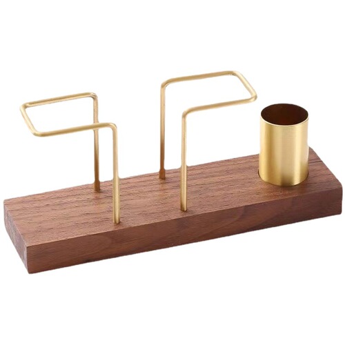 Solid wood creative vertical paper towel holder cafe hotel restaurant tabletop napkin holder simple dining table paper napkin holder