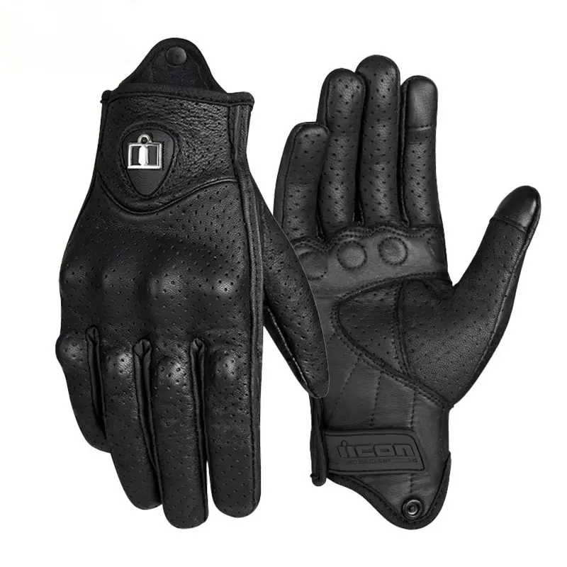 摩托车骑行手套秋冬季机车四季通用复古巡航赛车装备防风防水男女