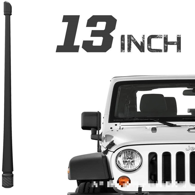 Cross-Border Hot Selling 13inch Fm/Am Car Antenna Flexible Car Radio Antenna Car Modified Rubber Antenna