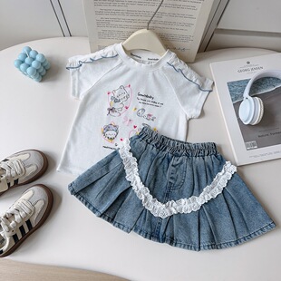Ůͯ����ȹ���b�ļ��¿�Ů��С����ӡ��T��ţ��ȹ�ɼ���AXC203
